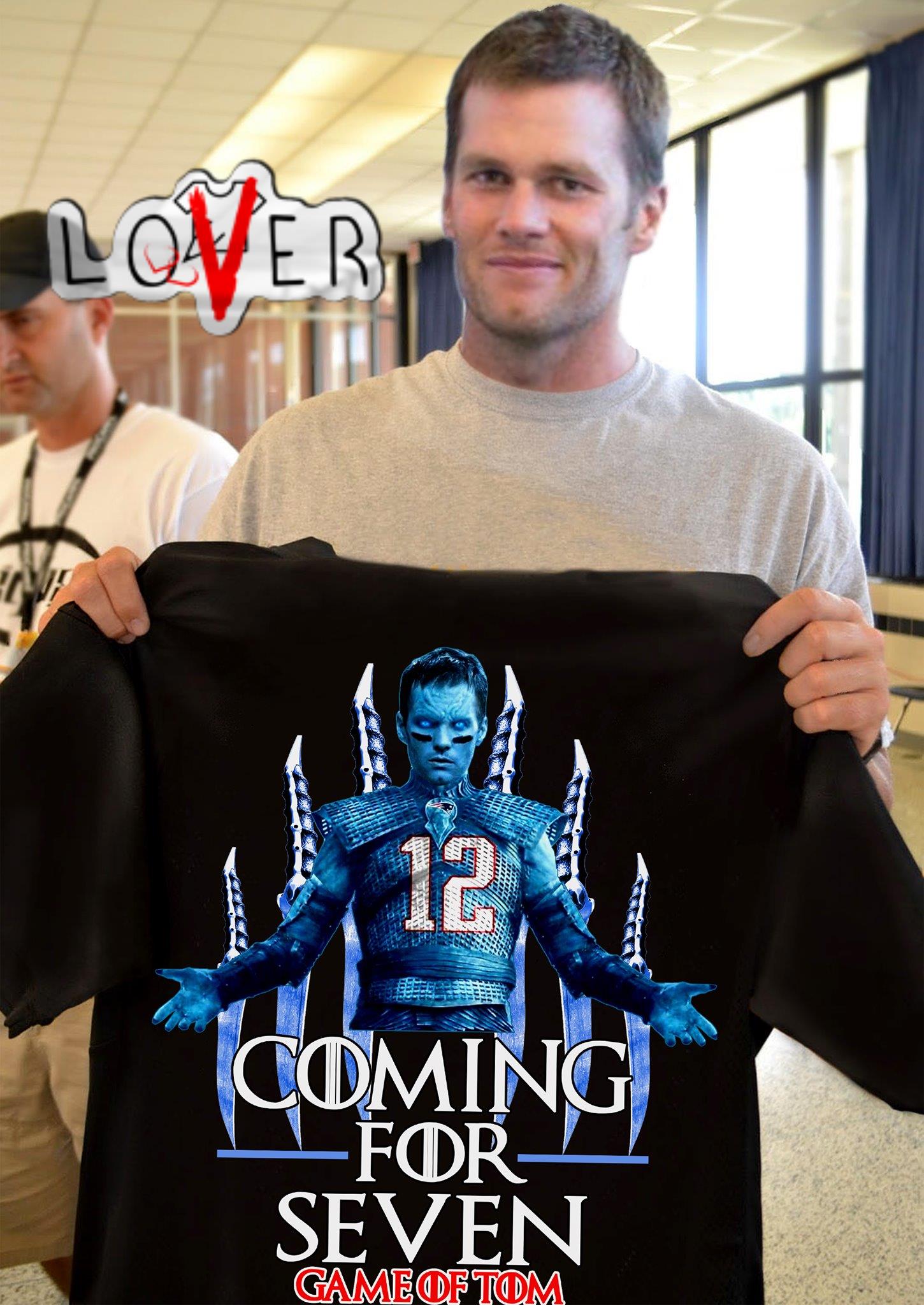 tom brady white t shirt