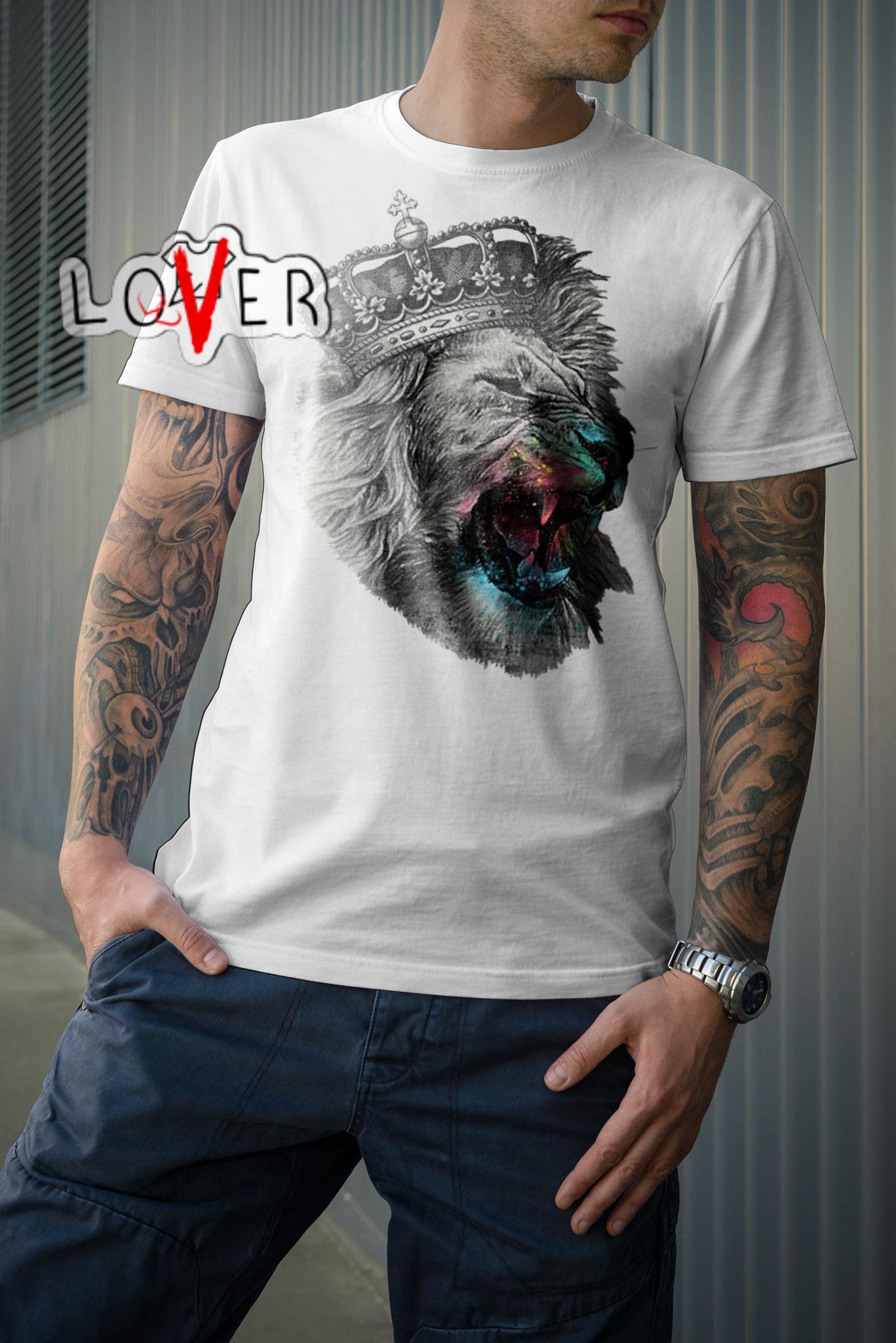 lion crown t shirt