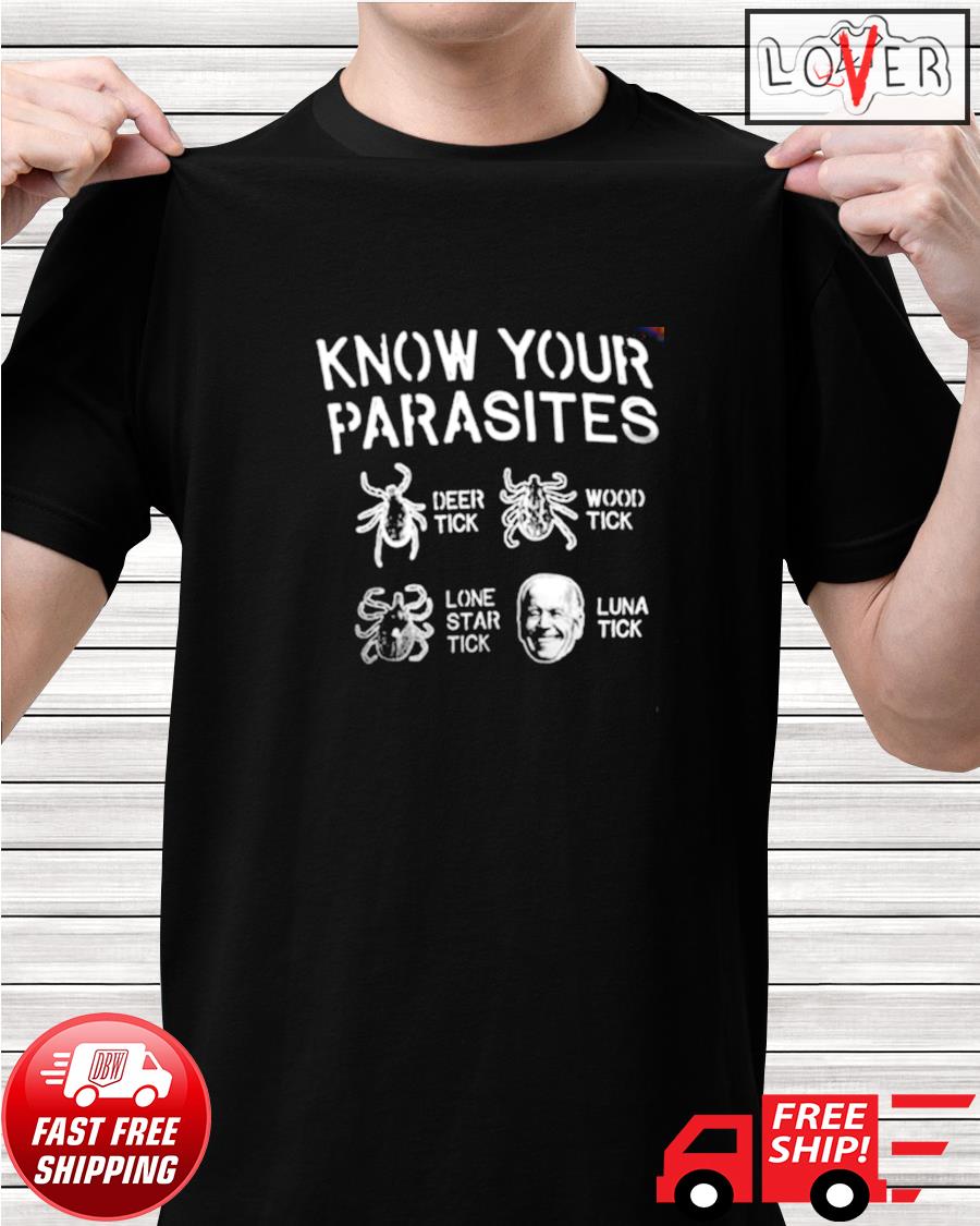 know your parasites luna tick shirt