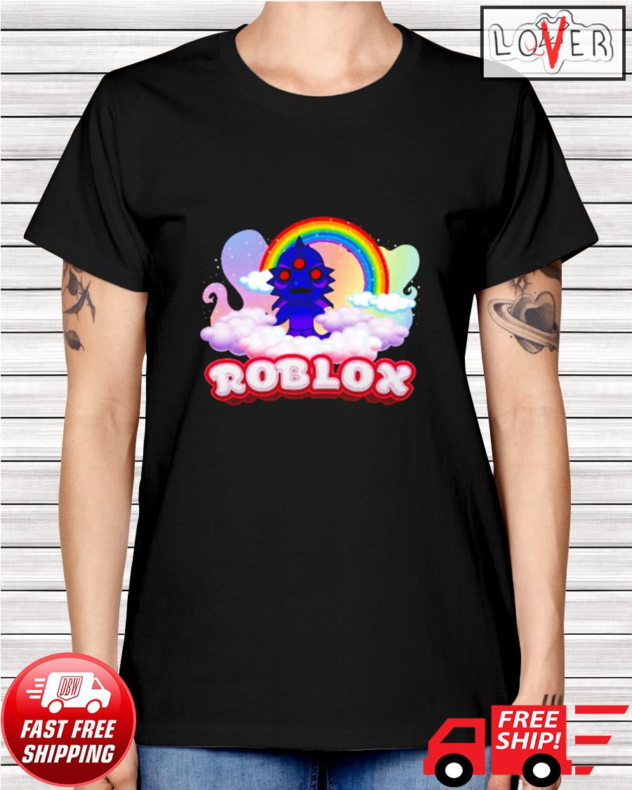 Cloudy Rainbow Roblox Kraken Shirt Hoodie Sweater Long Sleeve And Tank Top - rainbow tee roblox