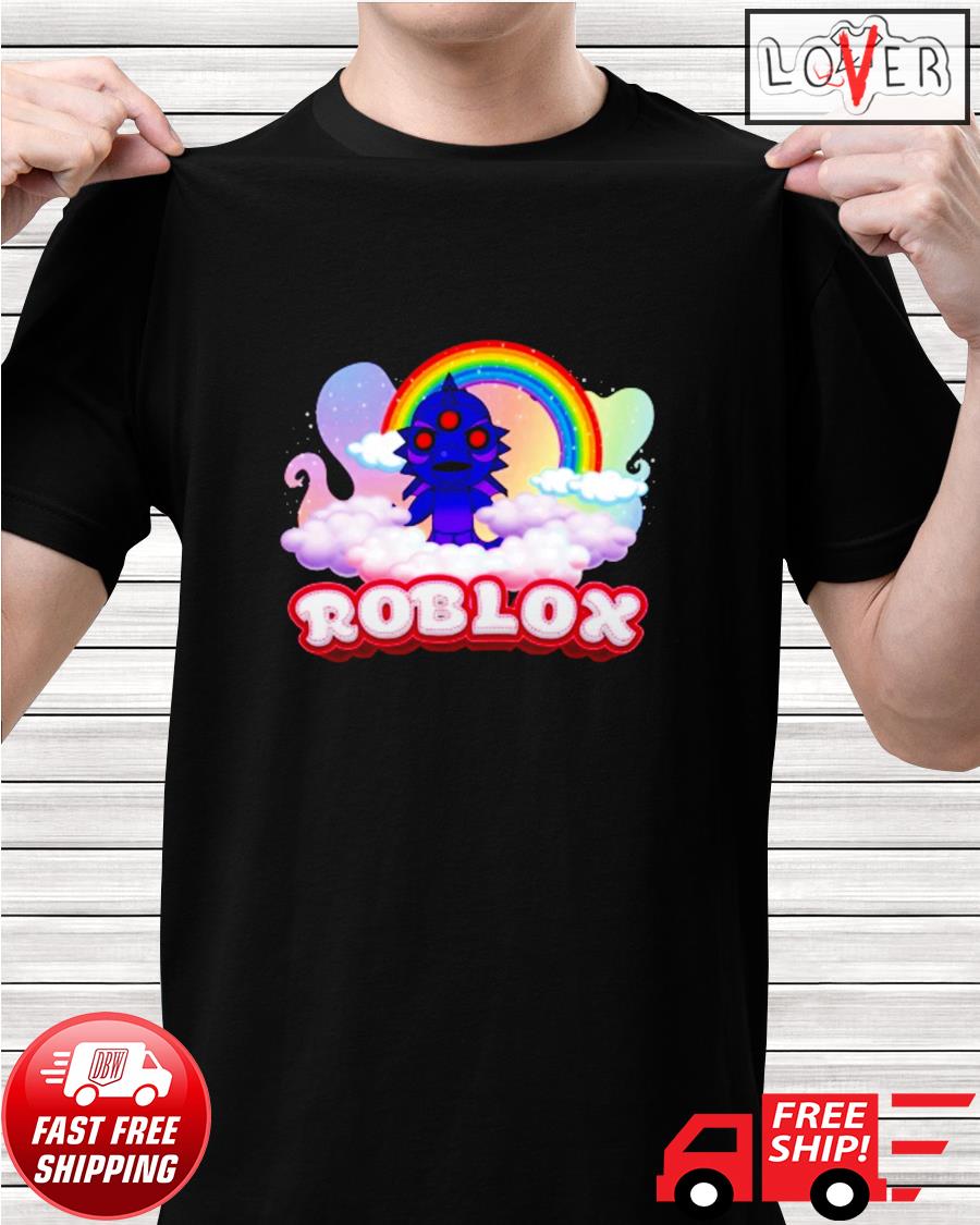 Cloudy Rainbow Roblox Kraken Shirt Hoodie Sweater Long Sleeve And Tank Top - rainbow shirt roblox