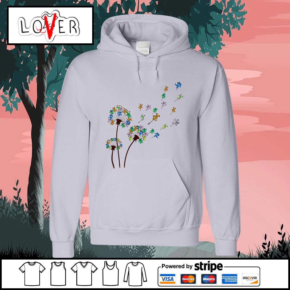 Official Grateful Dead Bears And Flowers T-shirt,Sweater, Hoodie, And Long  Sleeved, Ladies, Tank Top