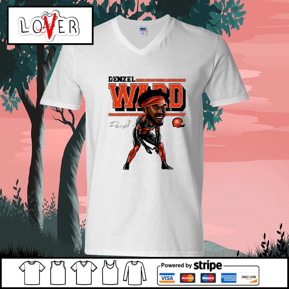 Denzel Ward Cartoon Cleveland Football shirt, hoodie, sweater, long sleeve  and tank top