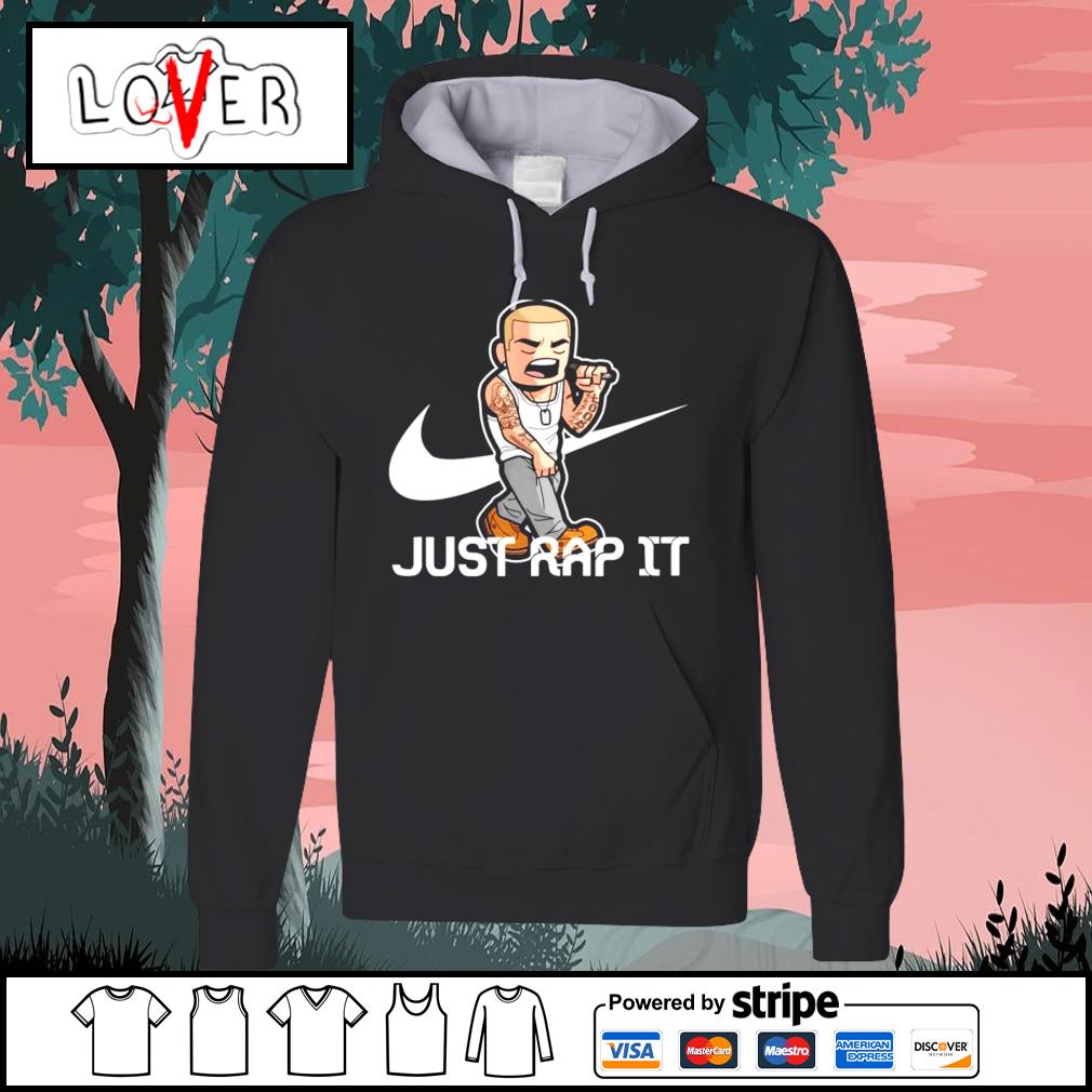 Eminem Just Rap it Nike shirt, hoodie, sweater, long sleeve and