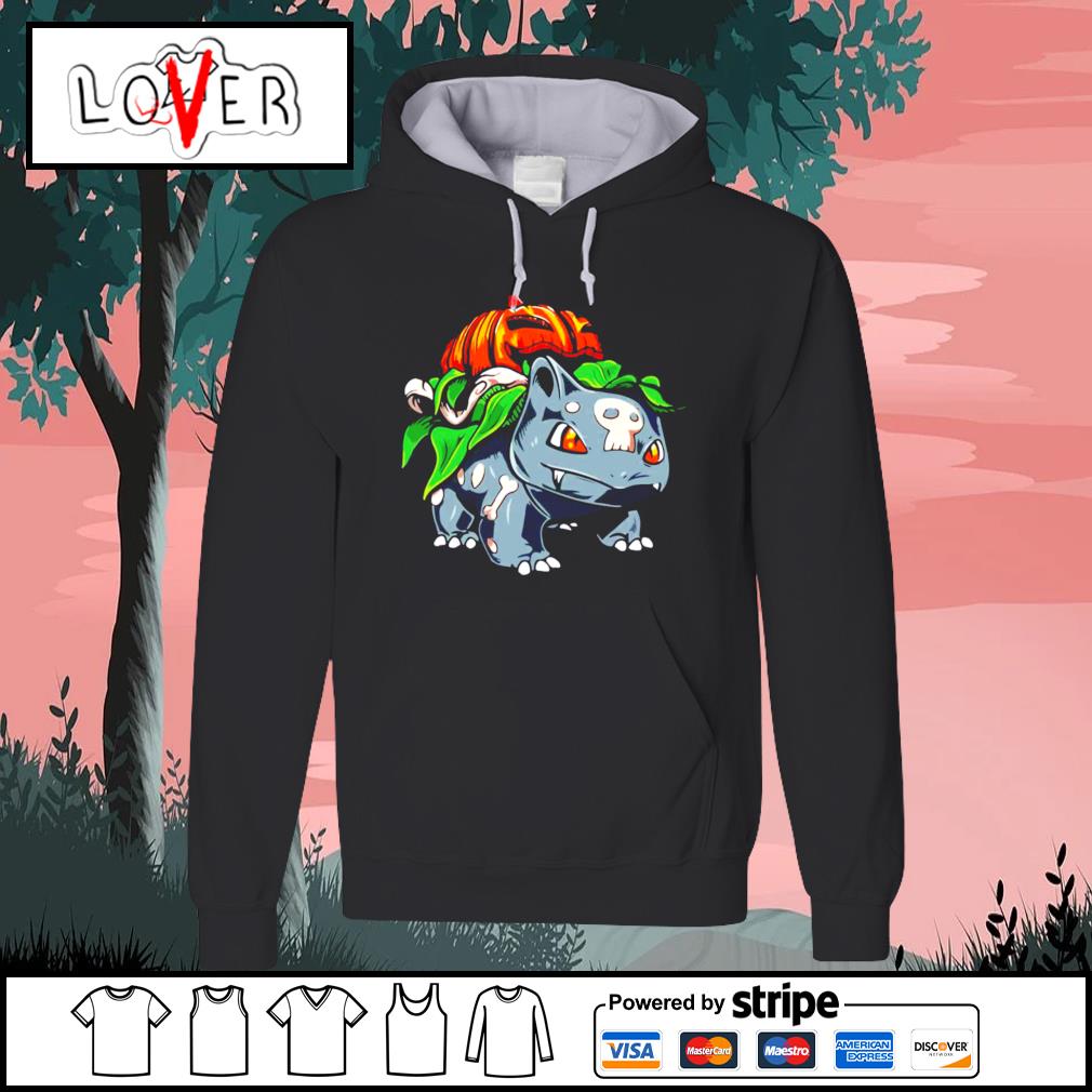 Bulbasaur Pumpkin Halloween T shirt hoodie sweater long sleeve