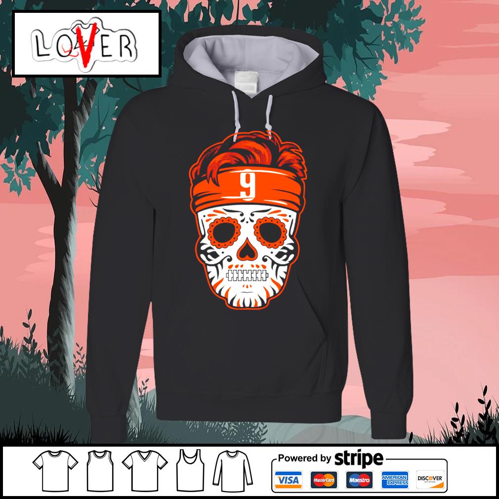 Joe Burrow Sugar Skull T-Shirt + Hoodie