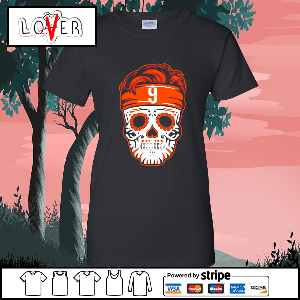 Joe Burrow Sugar Skull Cincinnati Bengals shirt, hoodie, sweater