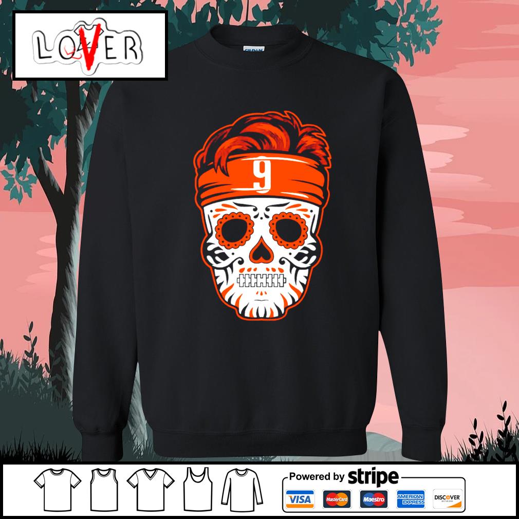 Cincinnati Bengals Joe Burrow Sugar Skull Shirt,Sweater, Hoodie