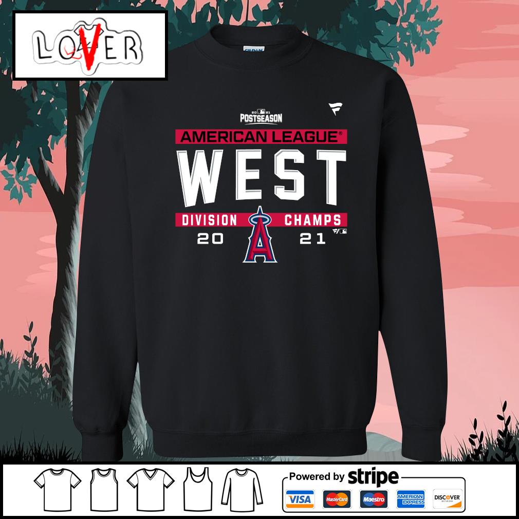 Los Angeles Angels 2021 American League AL West Division Champions Locker  Room shirt, hoodie, sweater, long sleeve and tank top