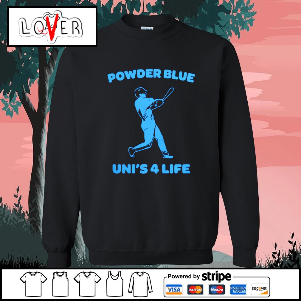 powder blue jays shirt