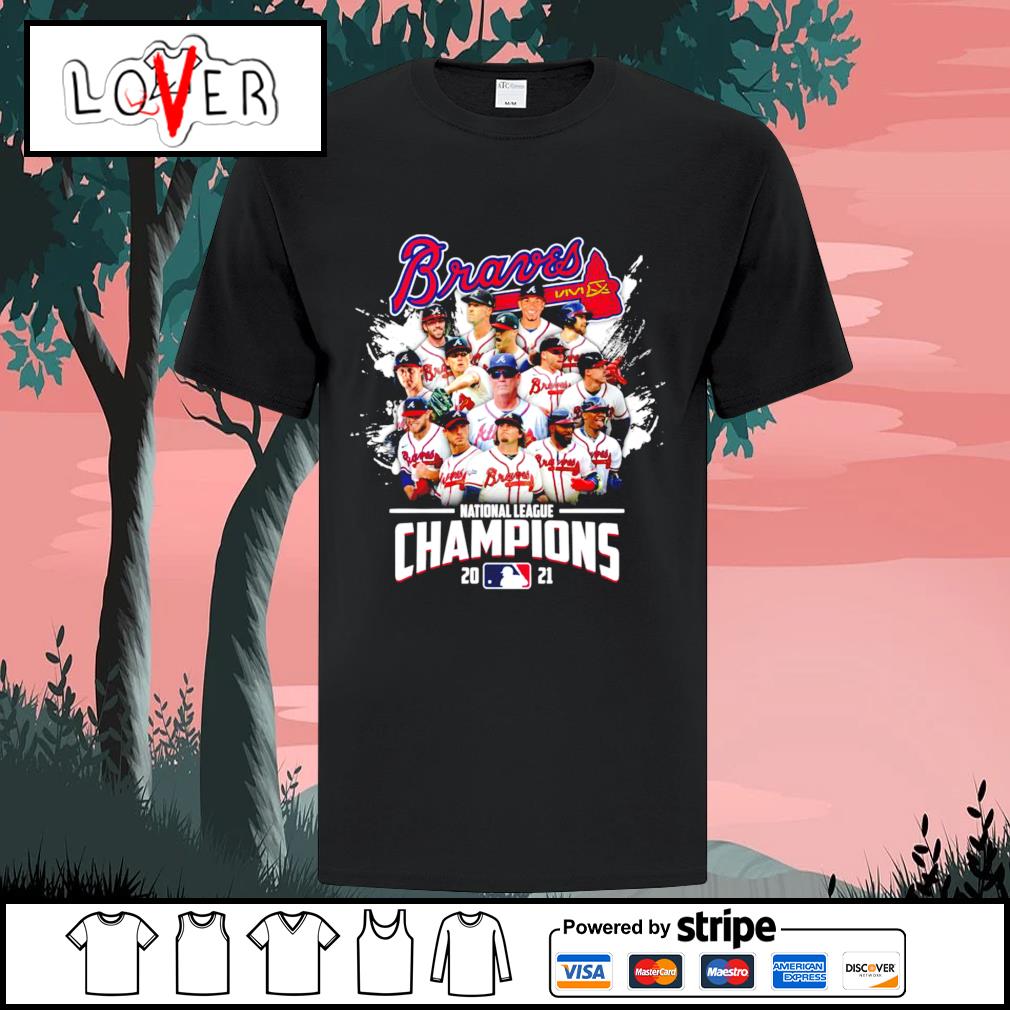 Funny atlanta Braves National League Champions 2021 t-shirt - T