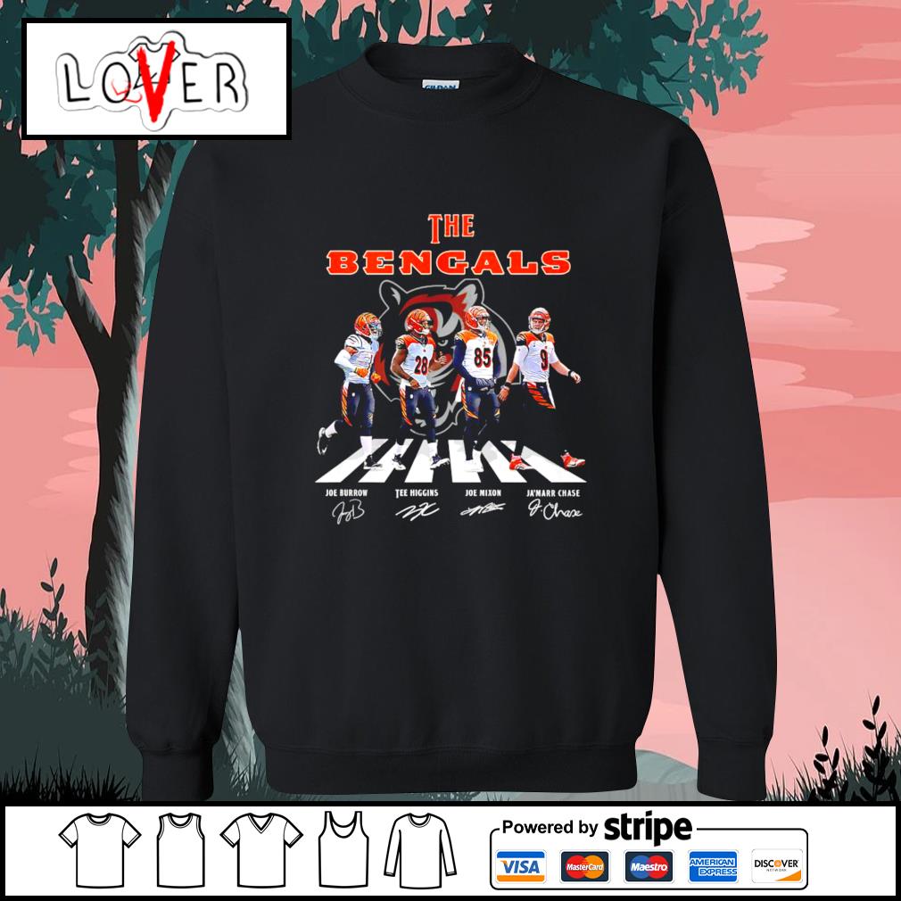 The Cincinnati Bengals Abbey Road Signatures T-Shirt, hoodie