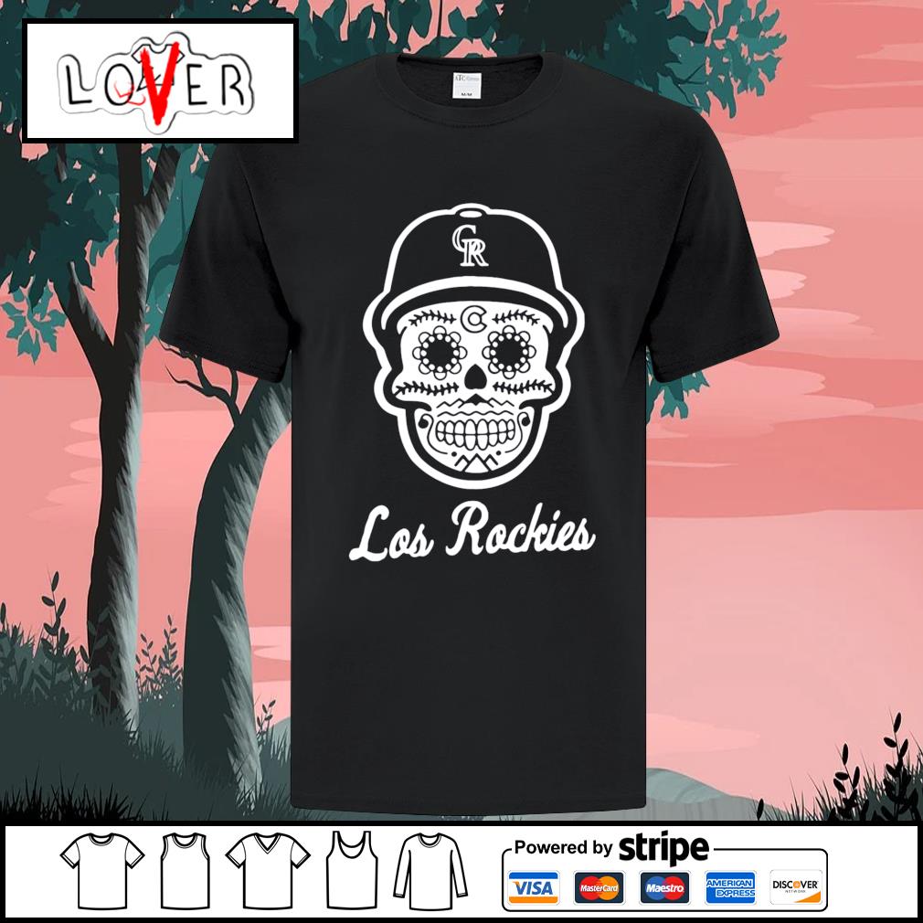 Skull Los Rockies Shirt, hoodie, sweater, long sleeve and tank top