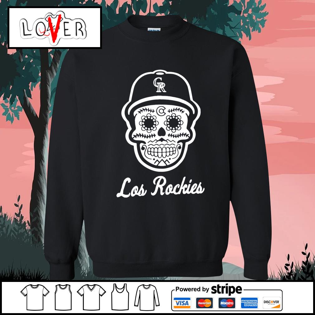 Los Rockies Colorado Rockies sugar skull shirt, hoodie, sweater