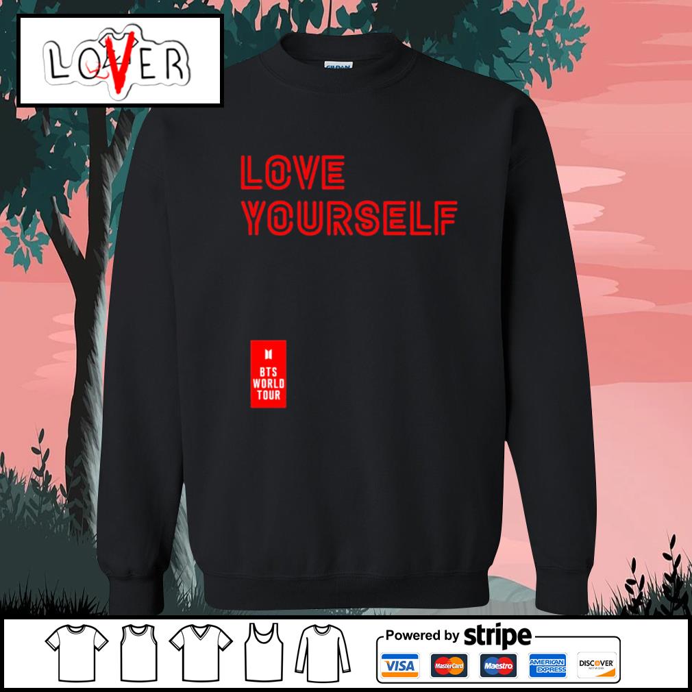 Donnie Wahlberg love yourself BTS world tour T shirt hoodie