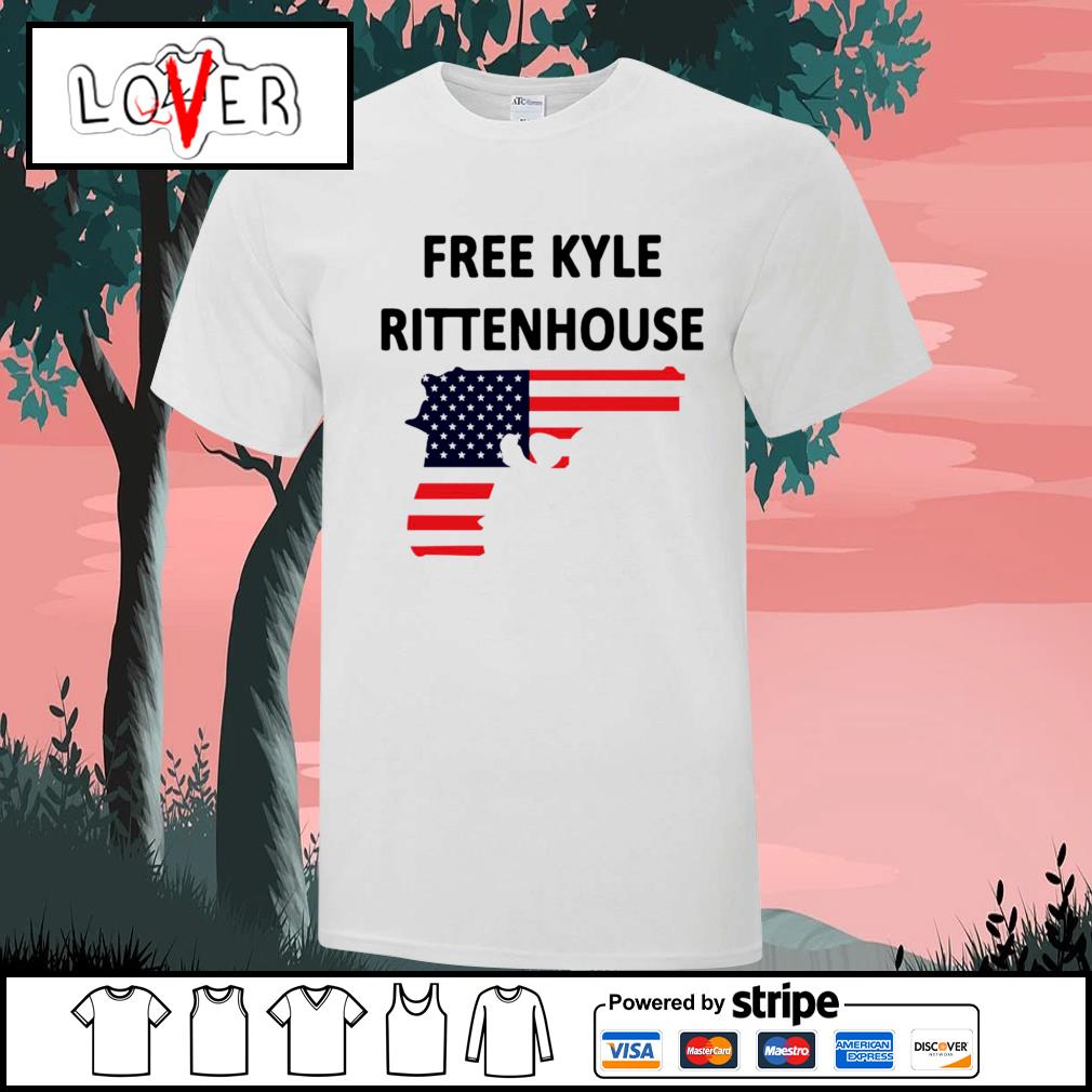 Free Kyle Rittenhouse gun American flag shirt, hoodie, sweater, long