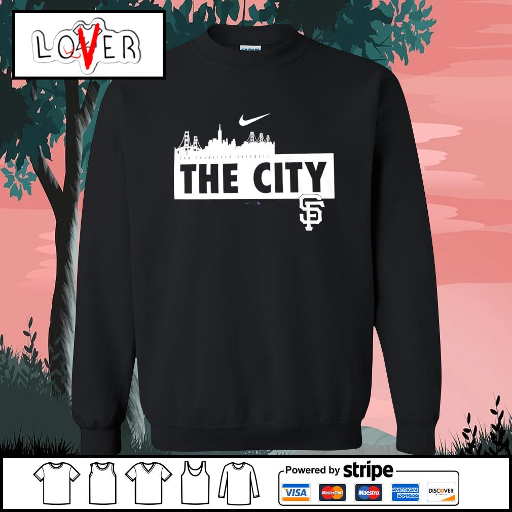 The City San Francisco Giants Nike Nickname Skyline T-shirt