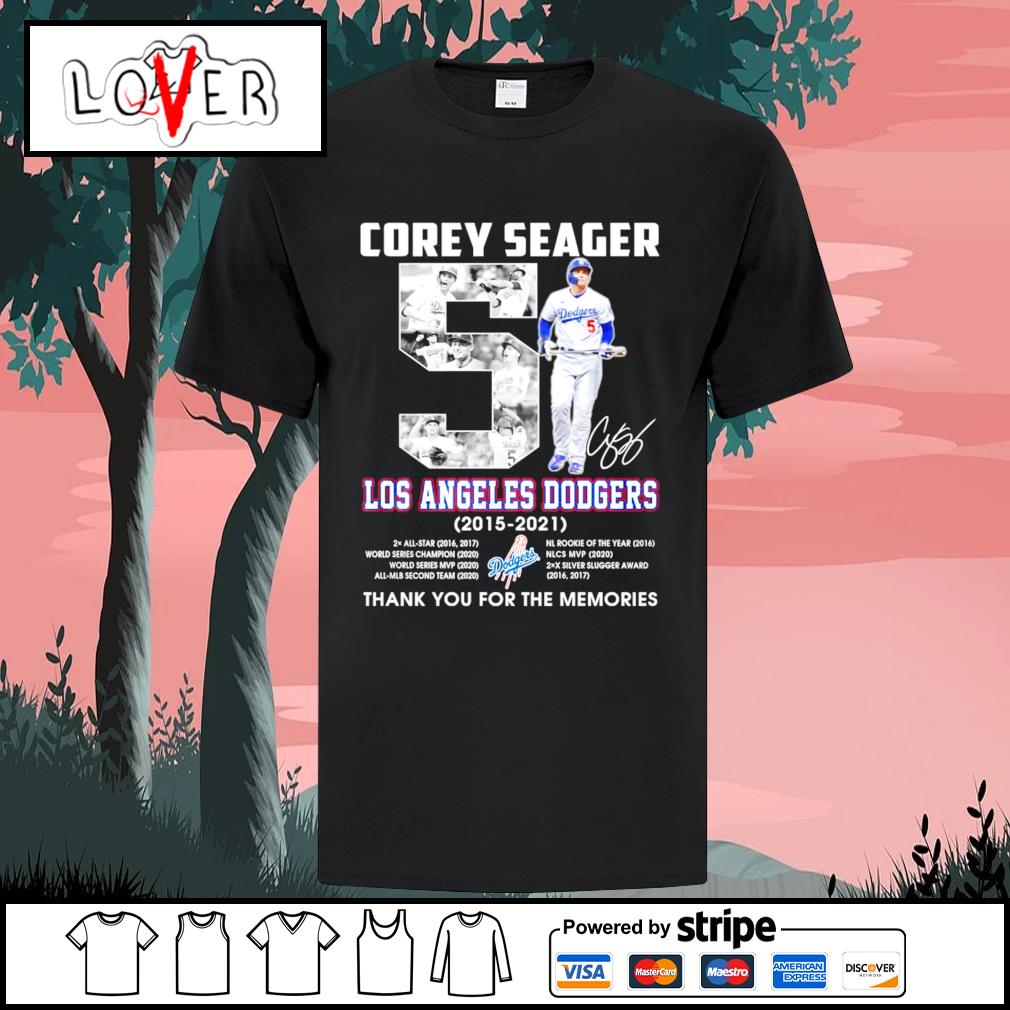 Thank You Corey Seager Los Angeles Dodgers 2015 2021 Signature