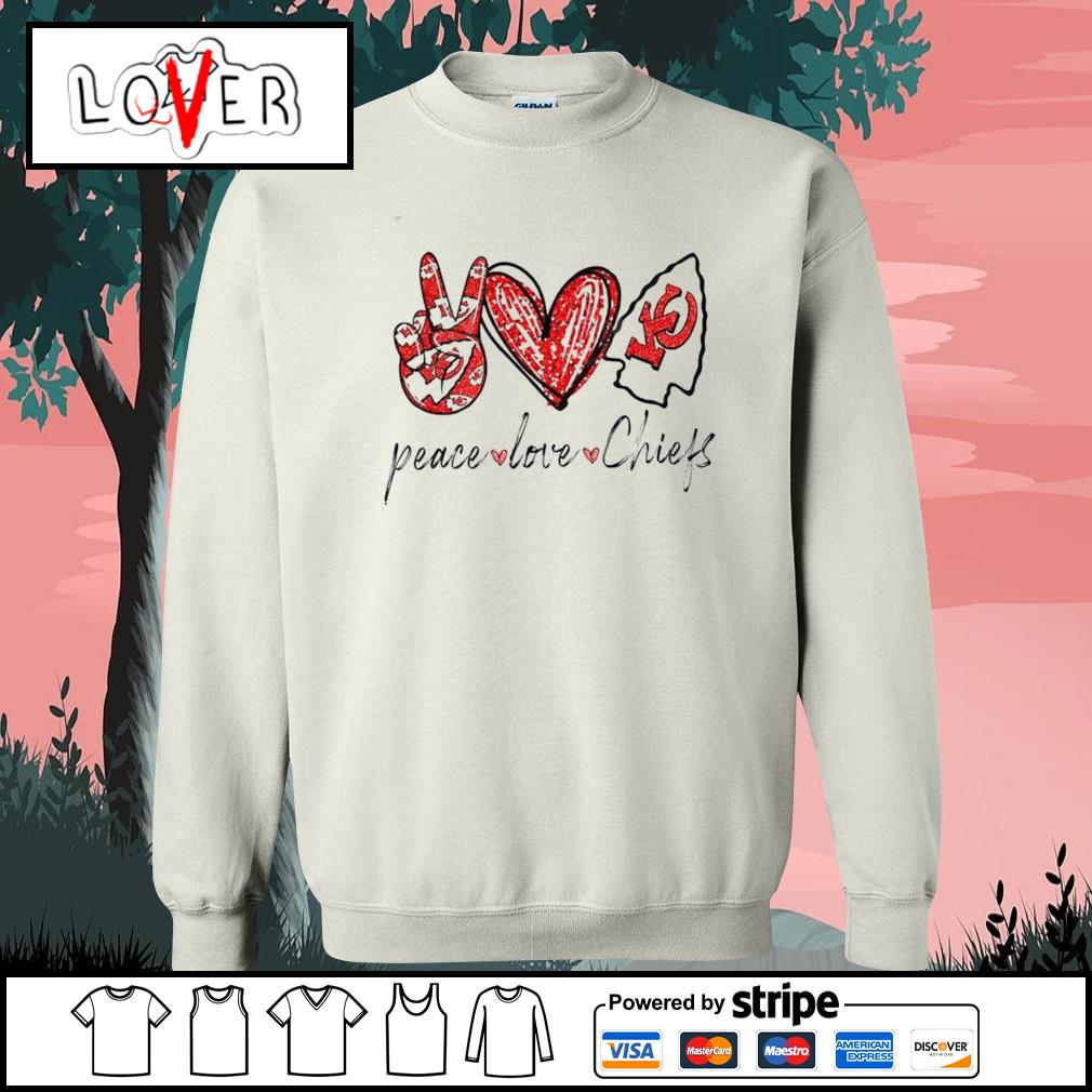 Peace Love Kansas City Chiefs T-Shirt, hoodie, sweater and long sleeve