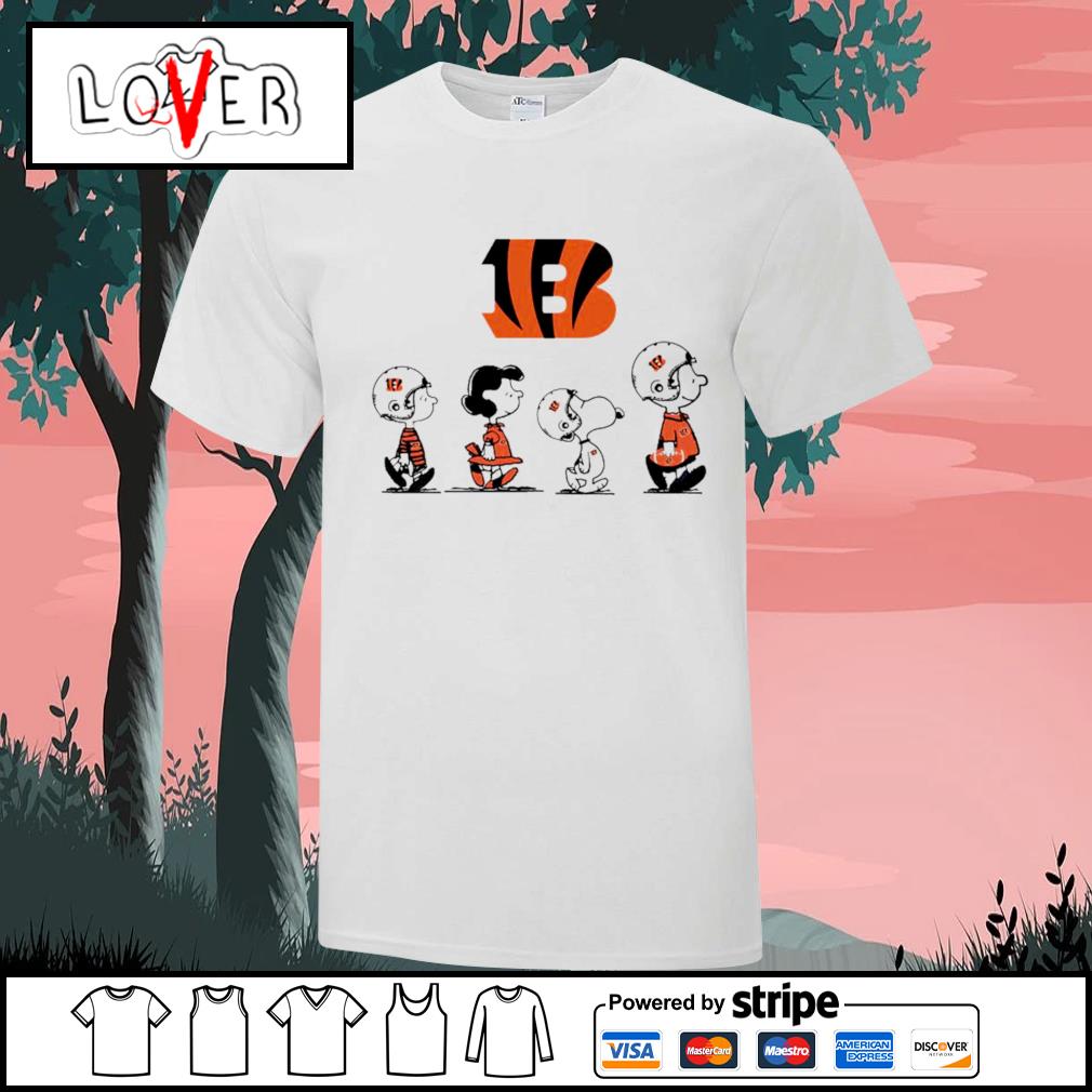 Cincinnati Bengals Snoopy and Charlie Brown Peanuts shirt, hoodie, sweater,  long sleeve and tank top