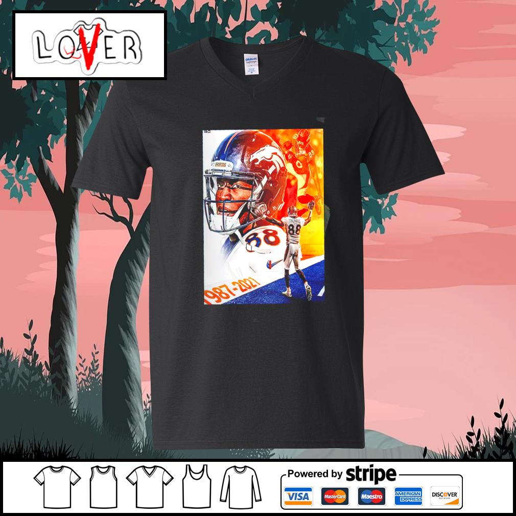 Demaryius Thomas Denver Broncos 1987 2021 Long Live DT T-shirt