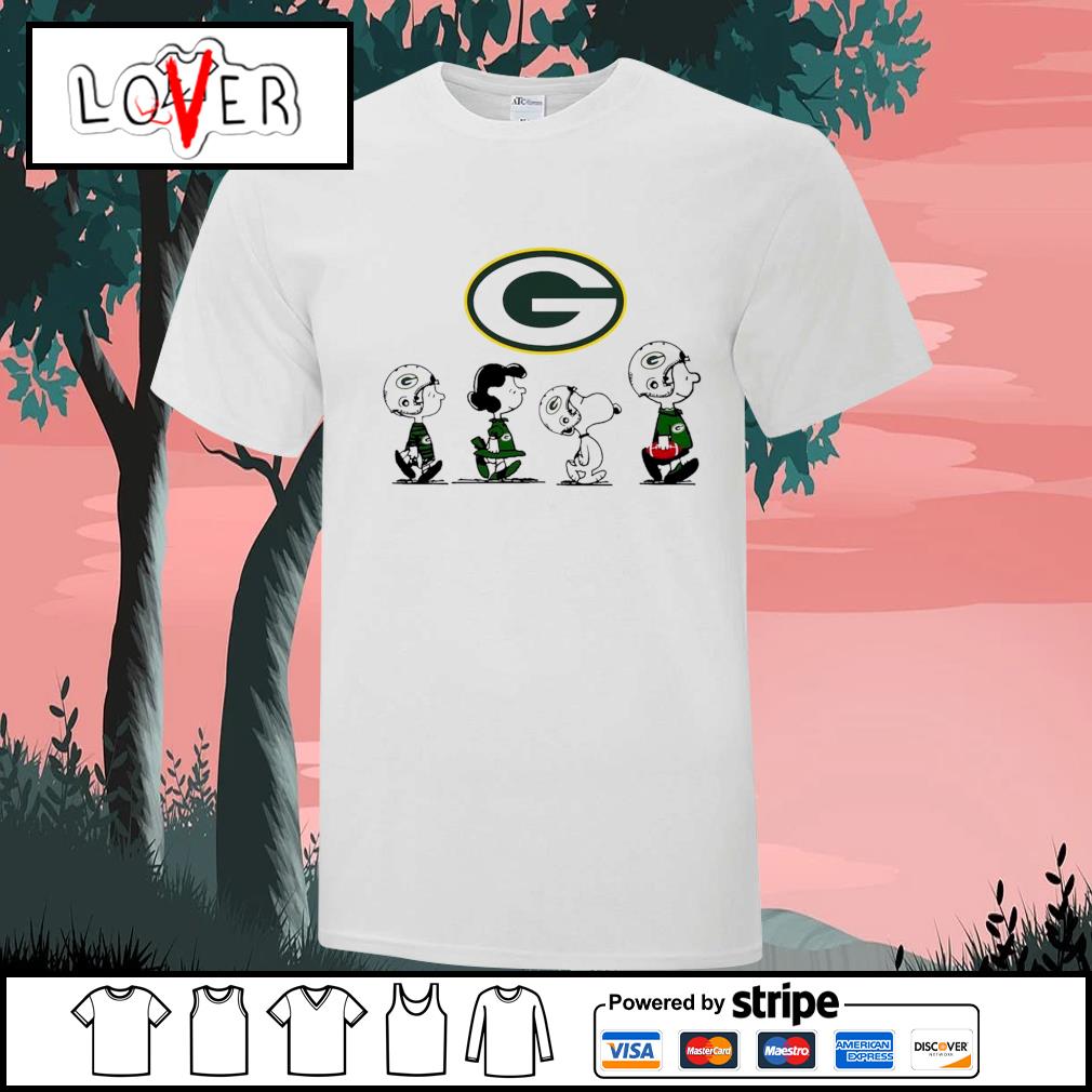 Snoopy The Peanuts Green Bay Packers Christmas Shirt