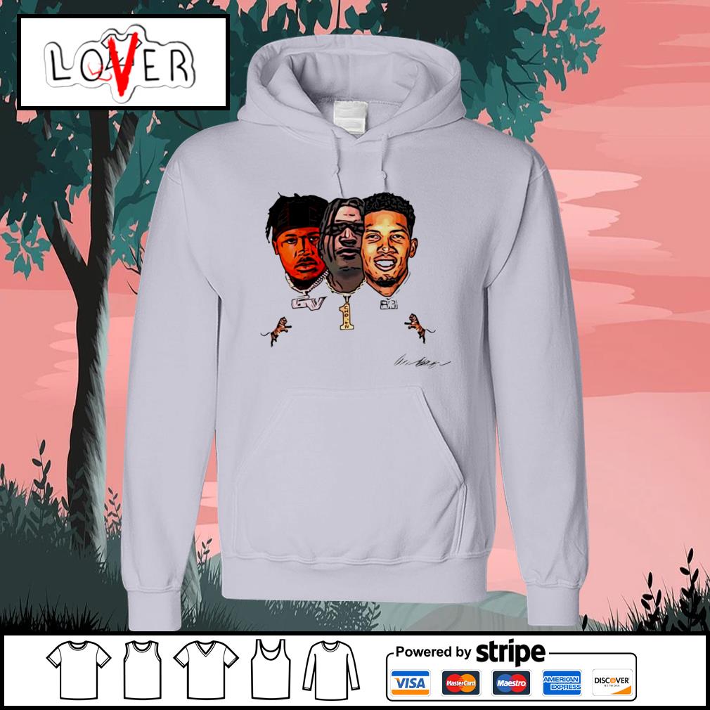 Joe Burrow Tres Amigos A'Marr Chase Tee Higgins And Tyler Boyd T-shirt,  hoodie, sweater, long sleeve and tank top