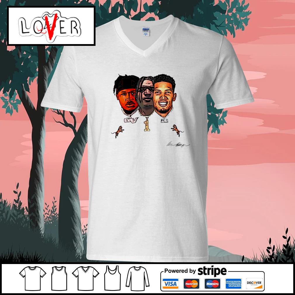 Joe Burrow Tres Amigos A'Marr Chase Tee Higgins And Tyler Boyd T-shirt,  hoodie, sweater, long sleeve and tank top