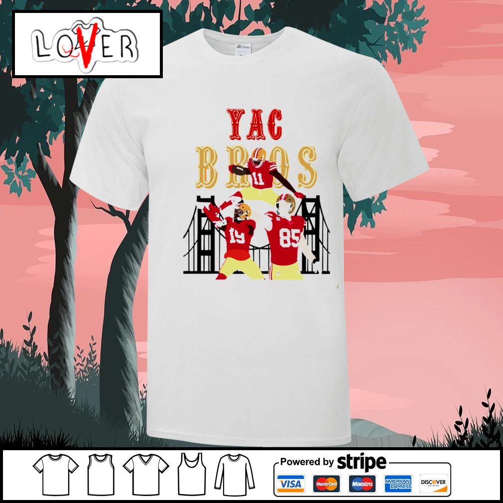 Yac Bros San Francisco 49ers Kittle Samuel And Aiyuk T Shirt