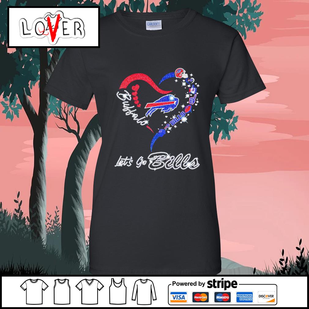 Premium let's go Buffalo Bills love heart shirt, hoodie, sweater