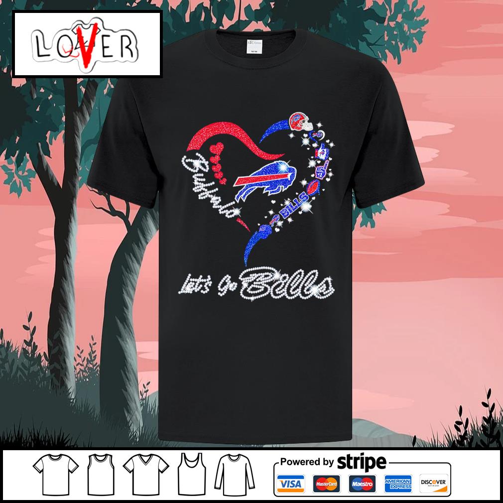 Premium let's go Buffalo Bills love heart shirt, hoodie, sweater