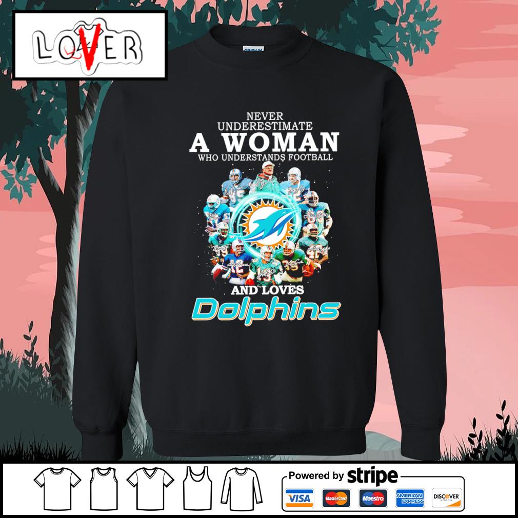 Miami Dolphins NFL Football Even Jesus Loves The Dolphins Shirt Sweatshirt