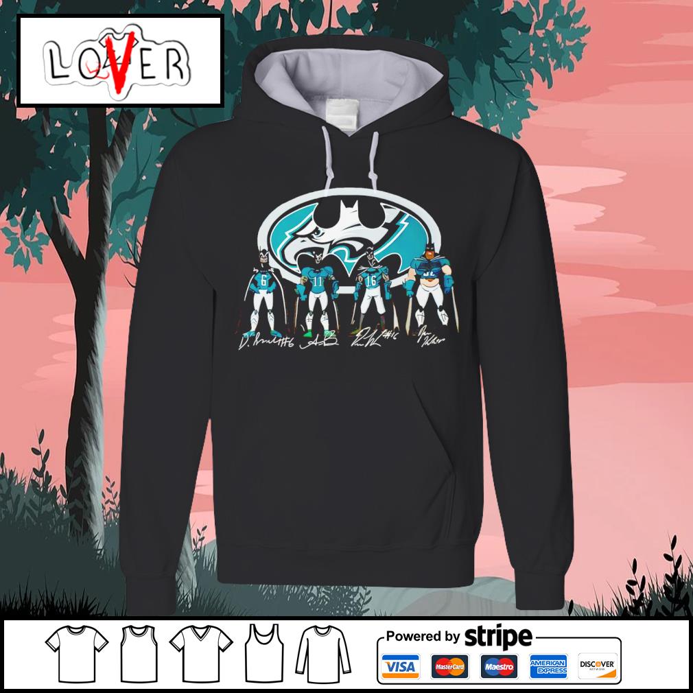 Philadelphia Eagles player mashup Batman signatures shirt, hoodie, sweater,  long sleeve and tank top in 2023