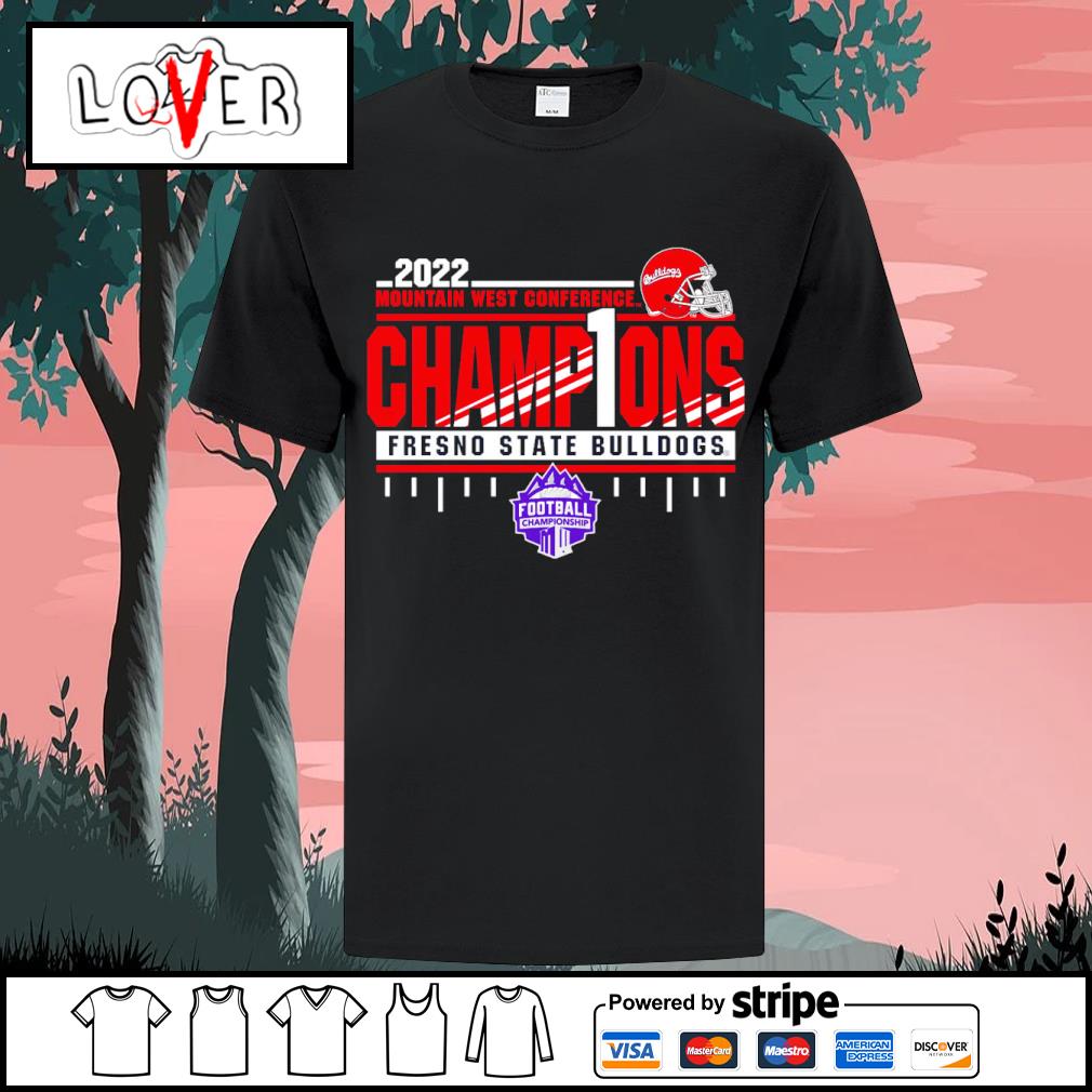 Official fresno State Bulldogs 2022 Mountain West Football Conference Champions shirt