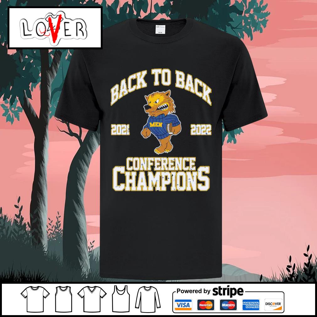 Premium michigan Wolverines 2022 Back To Back Conference Champions shirt