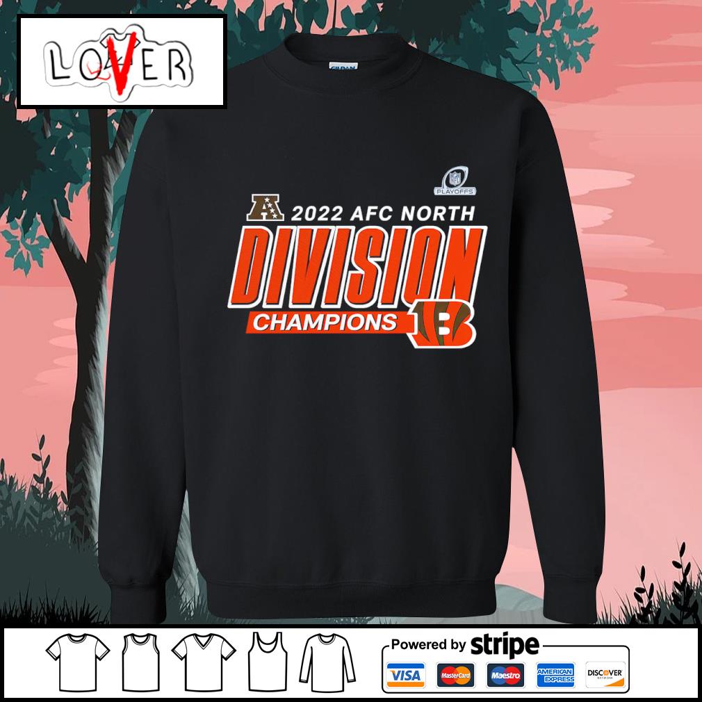 Cincinnati bengals 2022 afc north division champions shirt, hoodie