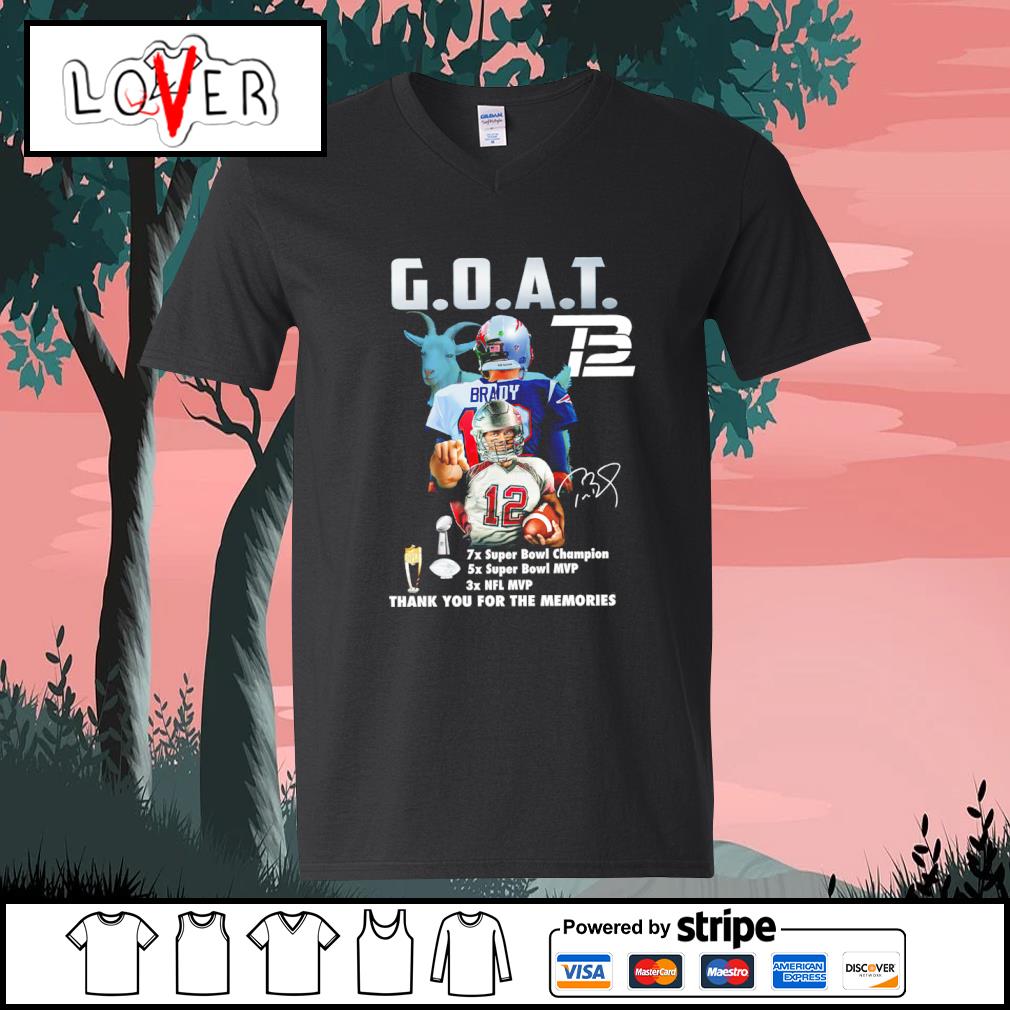 Best Selling Thank You Tom Brady Goat T-Shirt