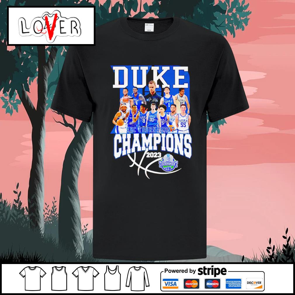 Official duke basketball acc 2023 championship shirt, hoodie, sweater, long  sleeve and tank top