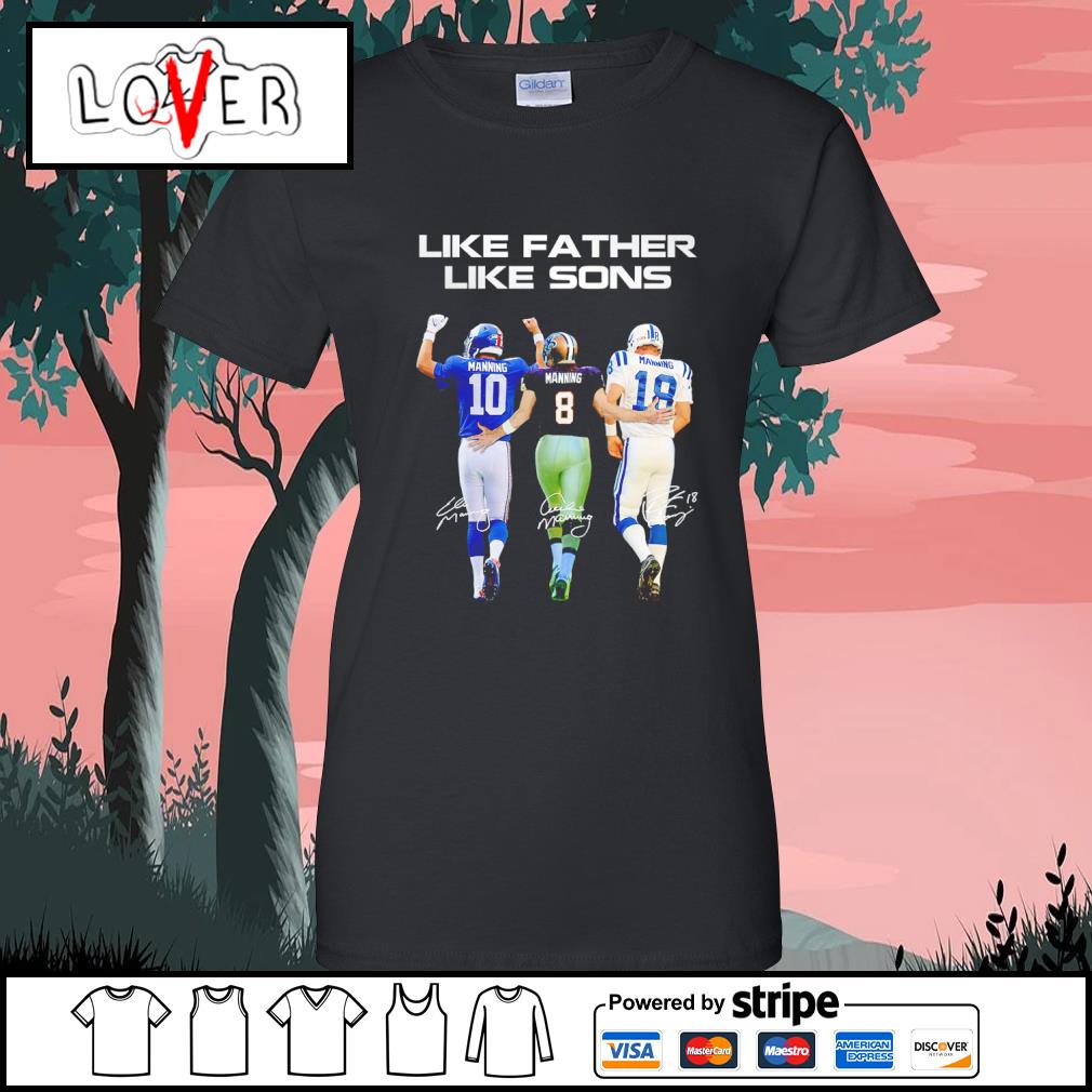 Funny like father like sons Eli Manning Archie Manning and Peyton