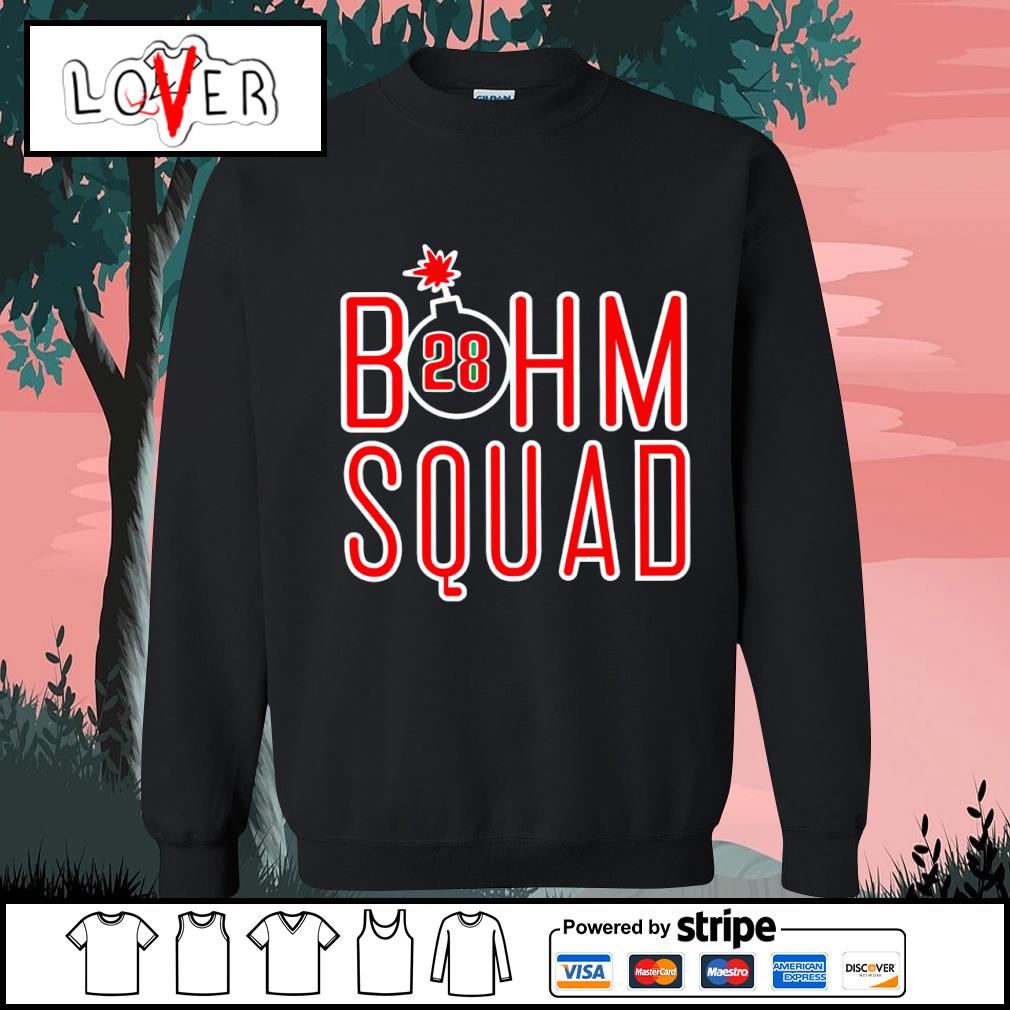  Alec Bohm - Bohm Bomb - Philadelphia Baseball T-Shirt