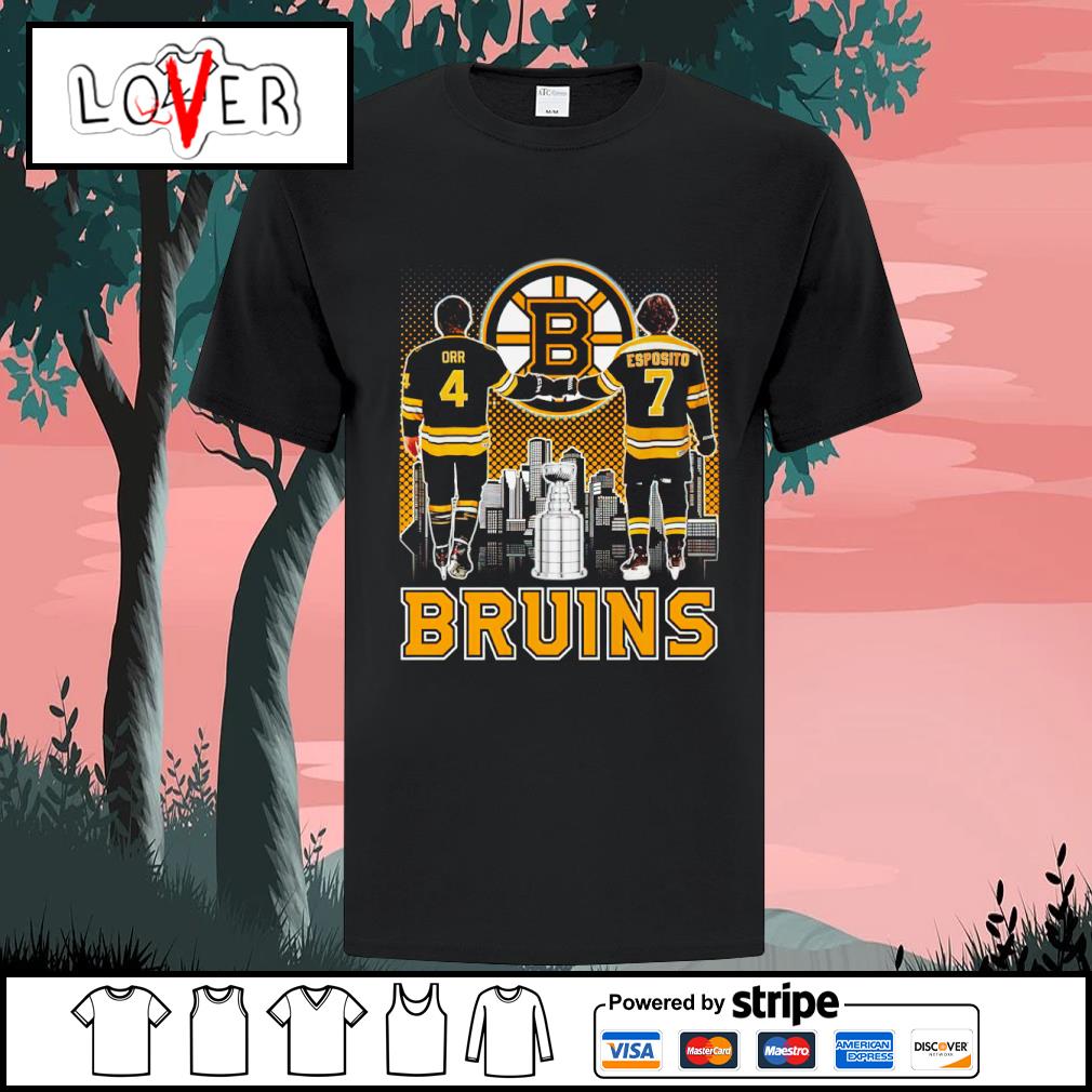 Bobby Orr Phil Esposito memories Boston Bruins champions thank you for the  memories shirt, hoodie, sweater, long sleeve and tank top