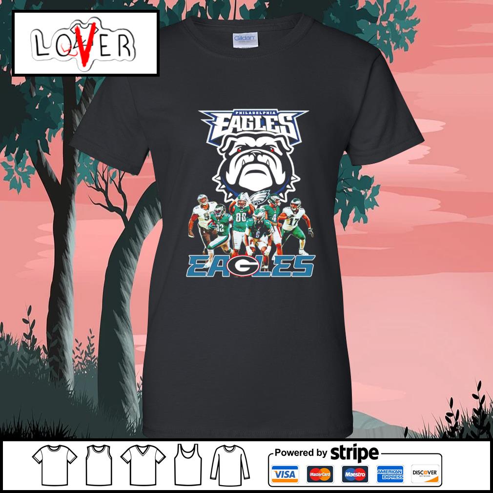 Philadelphia Eagles Logo With Georgia Bulldogs Funny Shirt - Bring