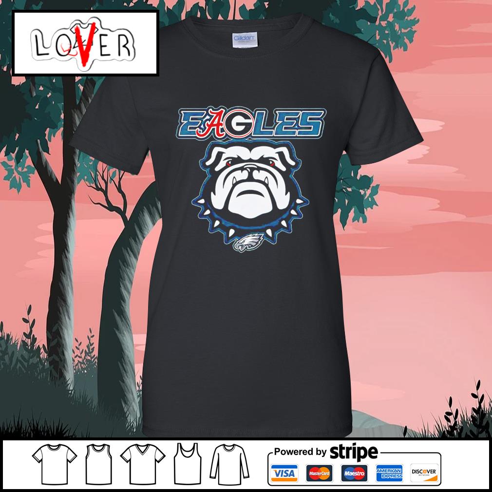 Philadelphia Alabama Georgia Bulldogs Eagles Logo Shirt