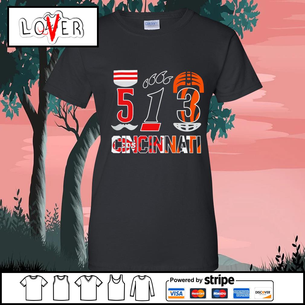 Cincinnati city sports, Cincinnati Reds and Bengals 513 shirt, hoodie,  sweater, long sleeve and tank top