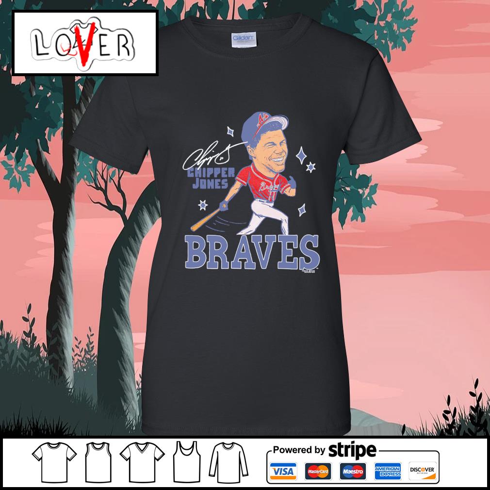 Braves Chipper Jones Atlanta Braves signature shirt - Dalatshirt