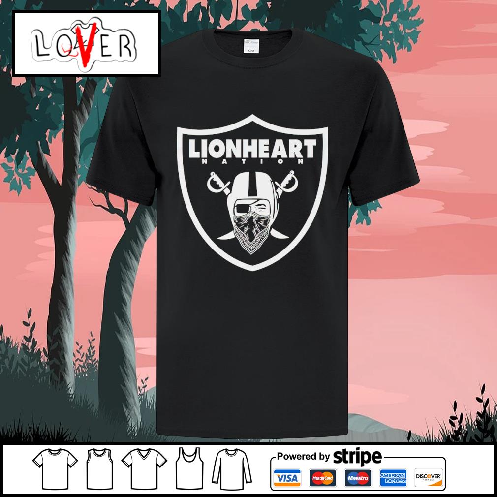 Los Angeles Raiders Lionheart Nation New Shirt, hoodie, sweater