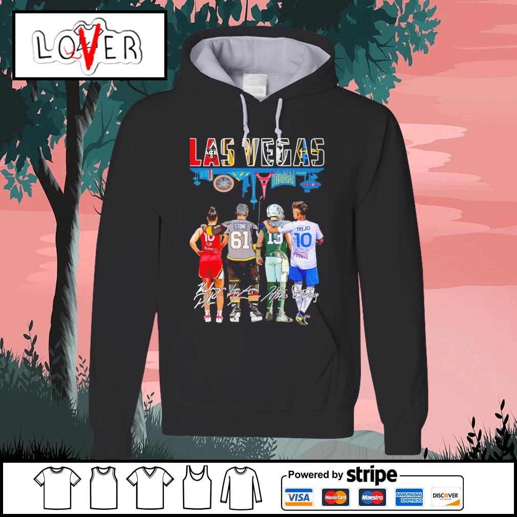 Las Vegas Kelsey Plum Mark Stone Hunter Renfrow and Danny Trejo signatures  shirt, hoodie, sweater, long sleeve and tank top