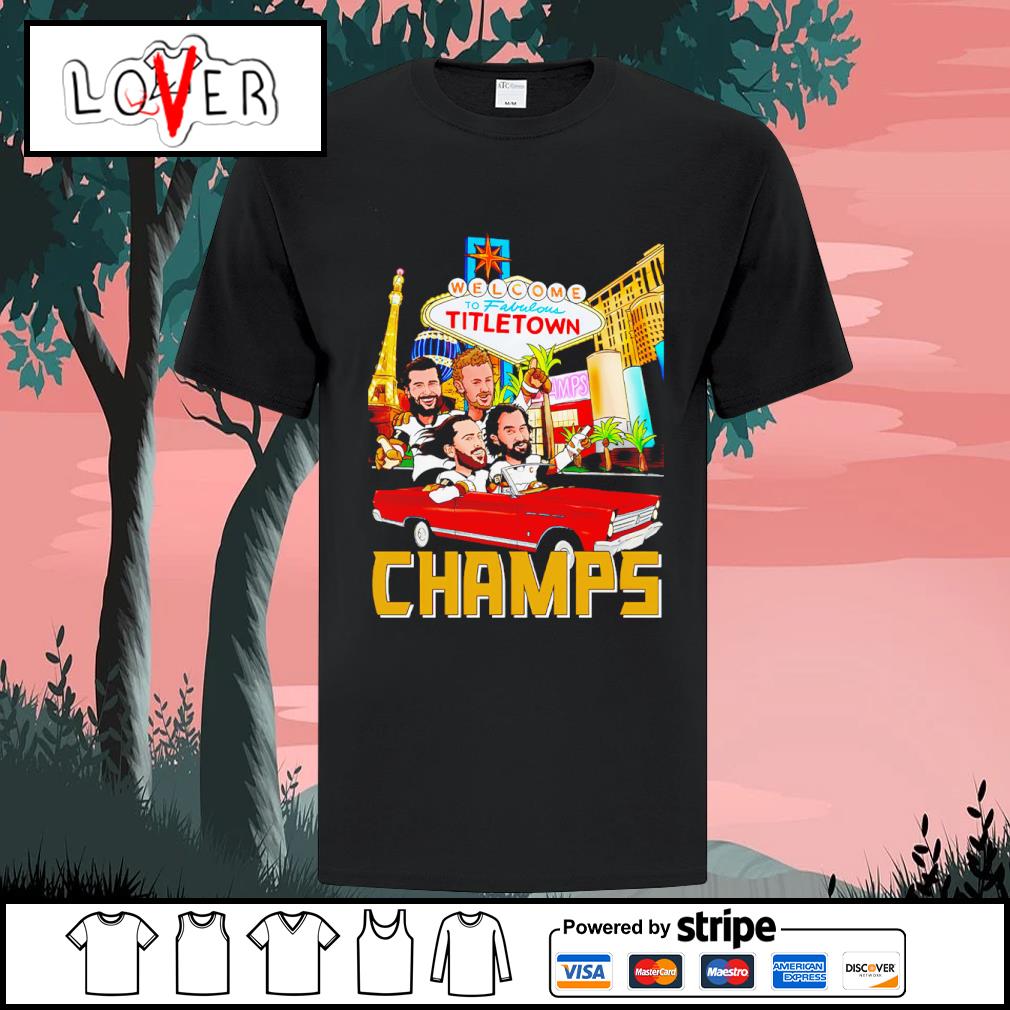 Vegas Golden Knights Welcome To Fabulous Titletown Vegas Champions Shirt