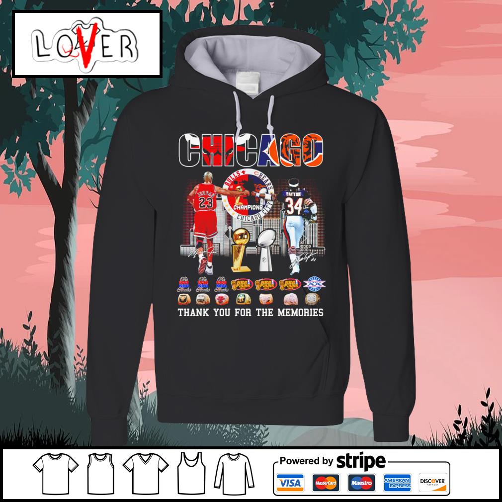 Chicago Bulls Michael Jordan And Walter Payton Chicago Bears Signatures  Shirt, hoodie, sweater, long sleeve and tank top