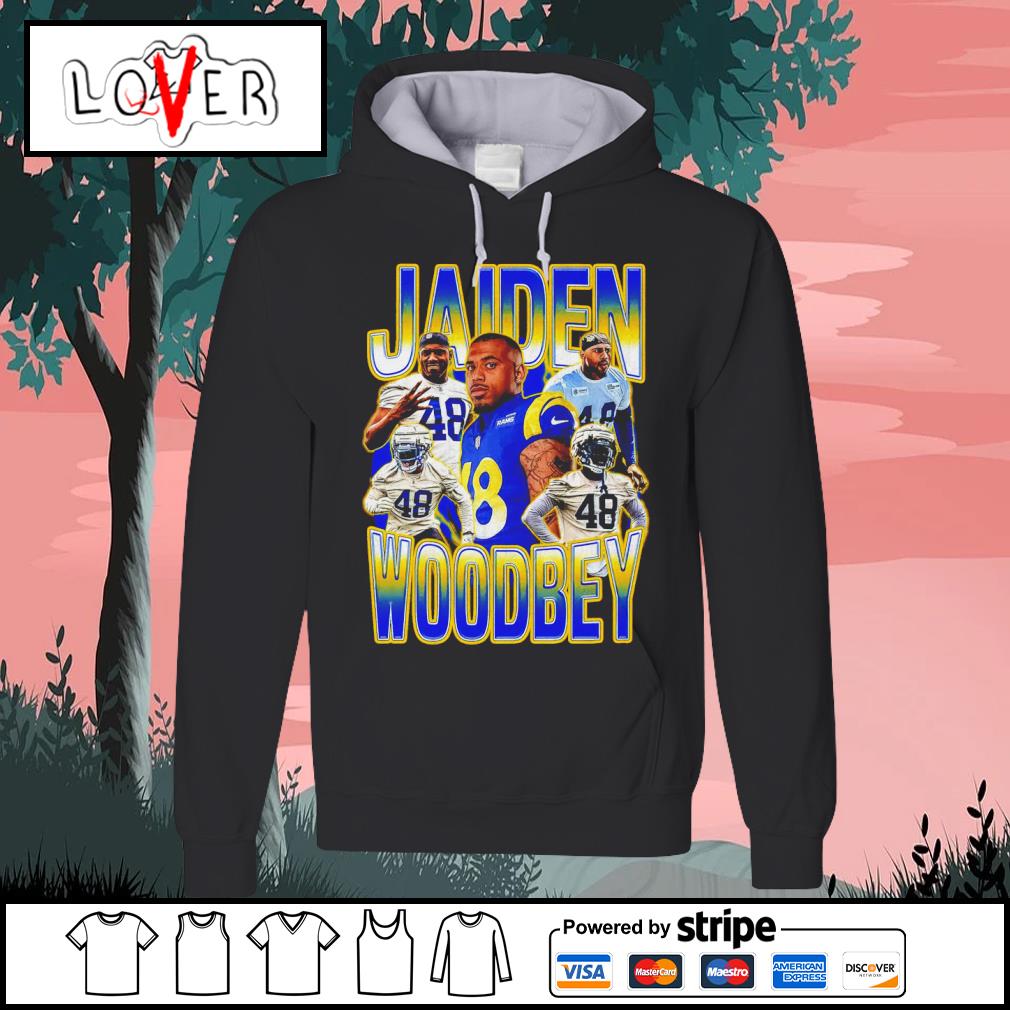 Awesome jaiden Woodbey Los Angeles Rams vintage shirt, hoodie